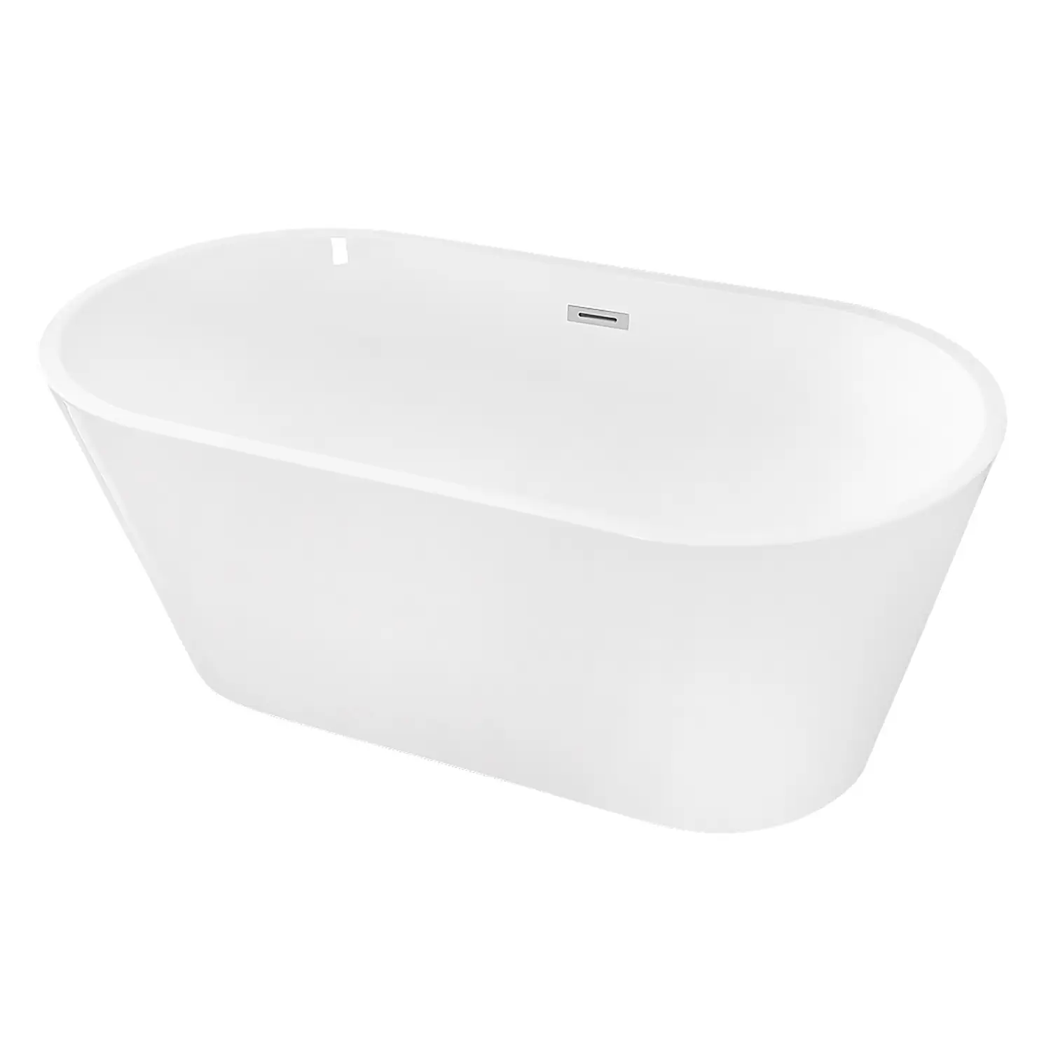 Ванна акриловая Loranto 1700х750х580 отдельностоящая, в комплекте с сифоном и опорными ножками, цвет белый (CS-01-170)