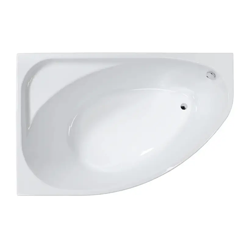 Ванна акриловая VAGNERPLAST HAPI асимметричная 170х110 см, левая, белая (VPBA170HAP3LX-04)