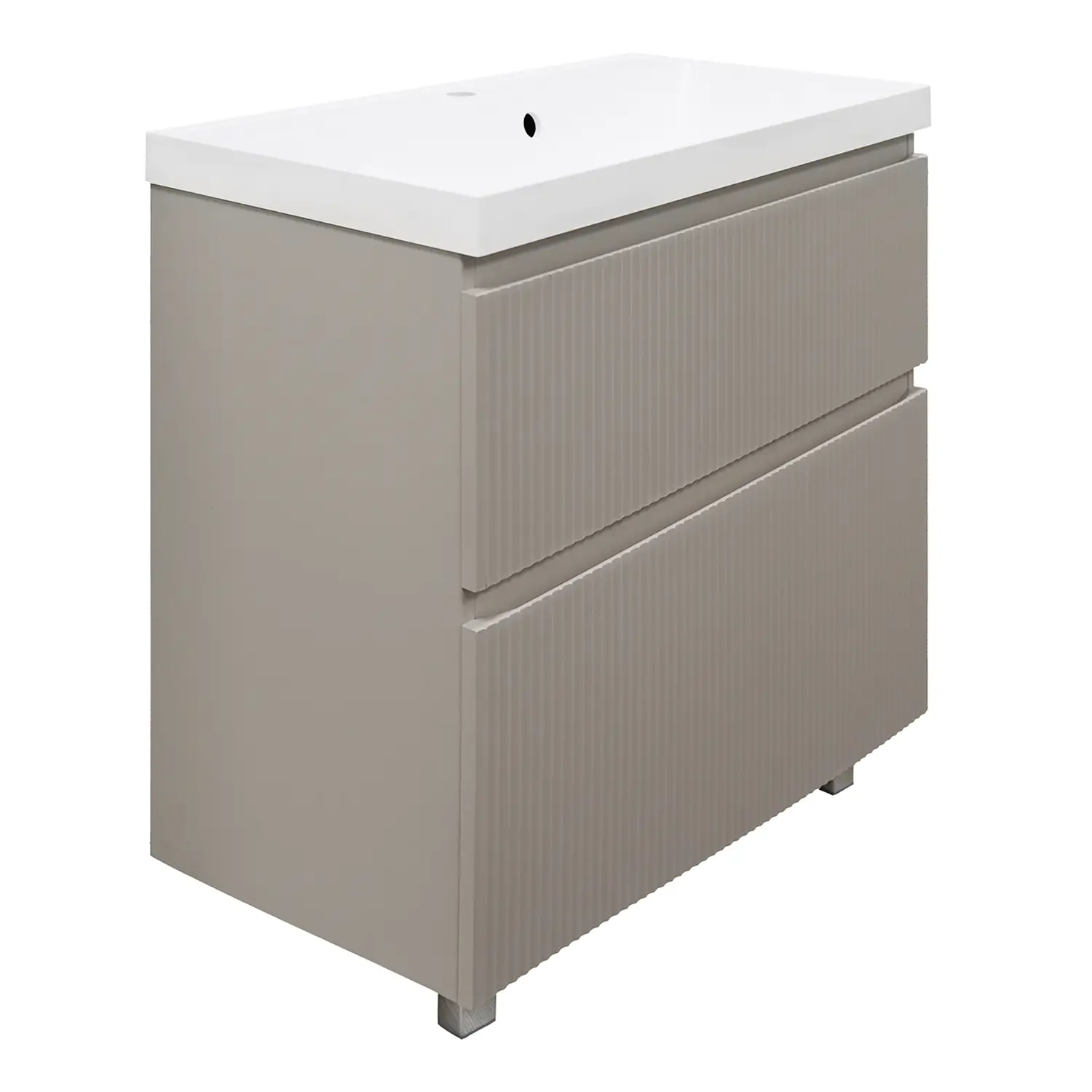 Комплект Azario Тумба Viola 80/2Н 800х450х850 напольная, с раковиной Астория 80, бежевый (CS00097141)