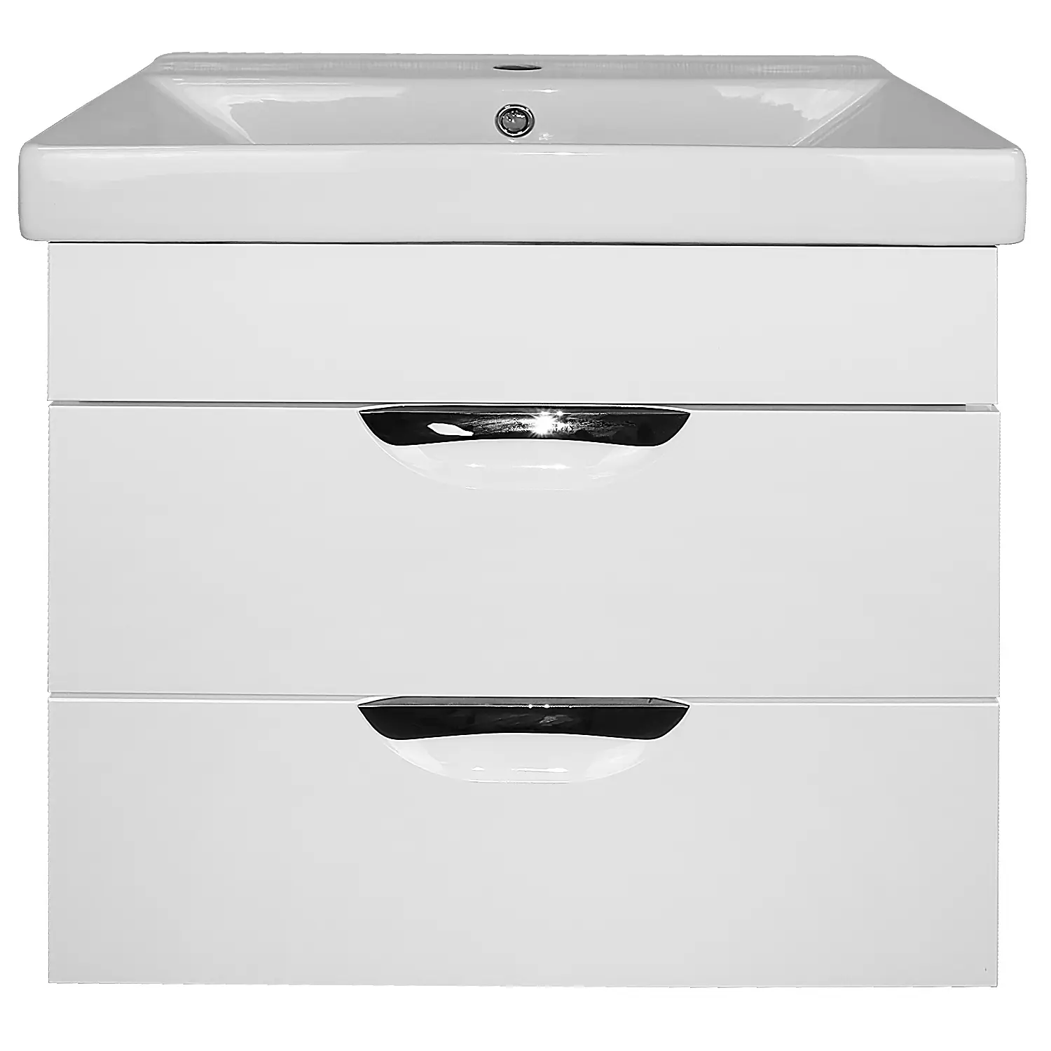 Комплект Тумба Стиль- 60/2 "Соло" 600х580х480 подвесная, с раковиной Tempo 60, с доводчиками (CS00091374)