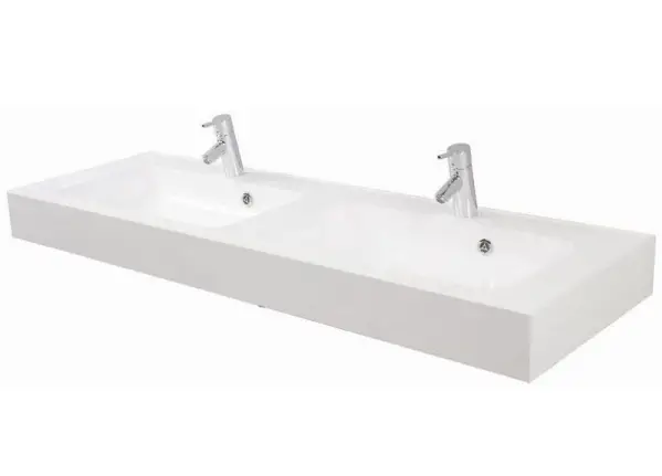 Раковина двойная AQUATON Ричмонд 1500, белая (1A70573KRD010)