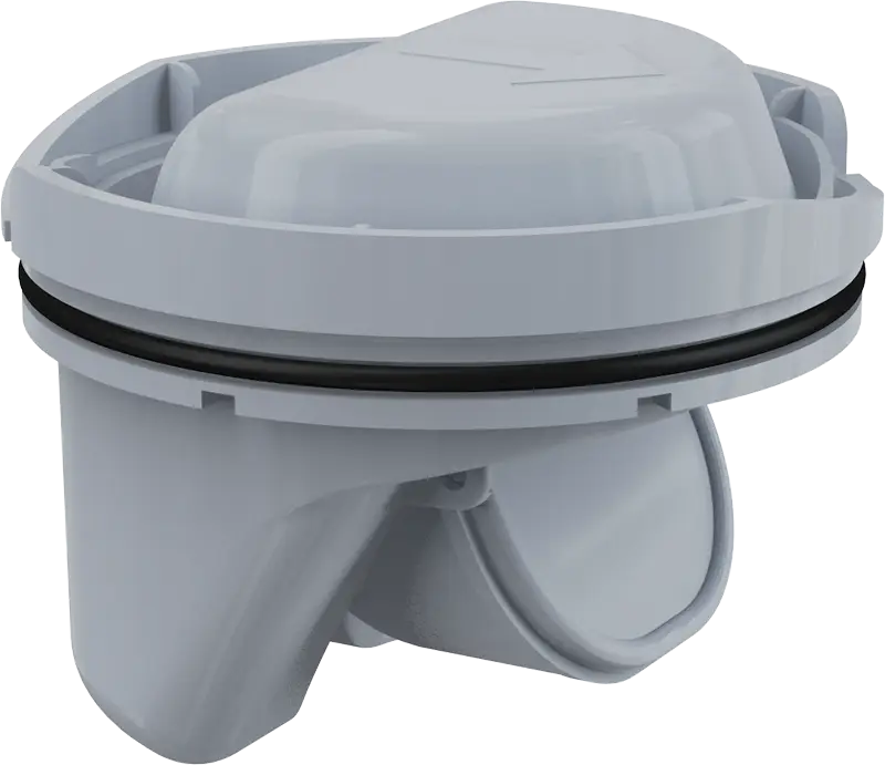 Гидрозатвор для душевого трапа Alca Plast SMART, комбинированный, 97/93x75 мм, серый