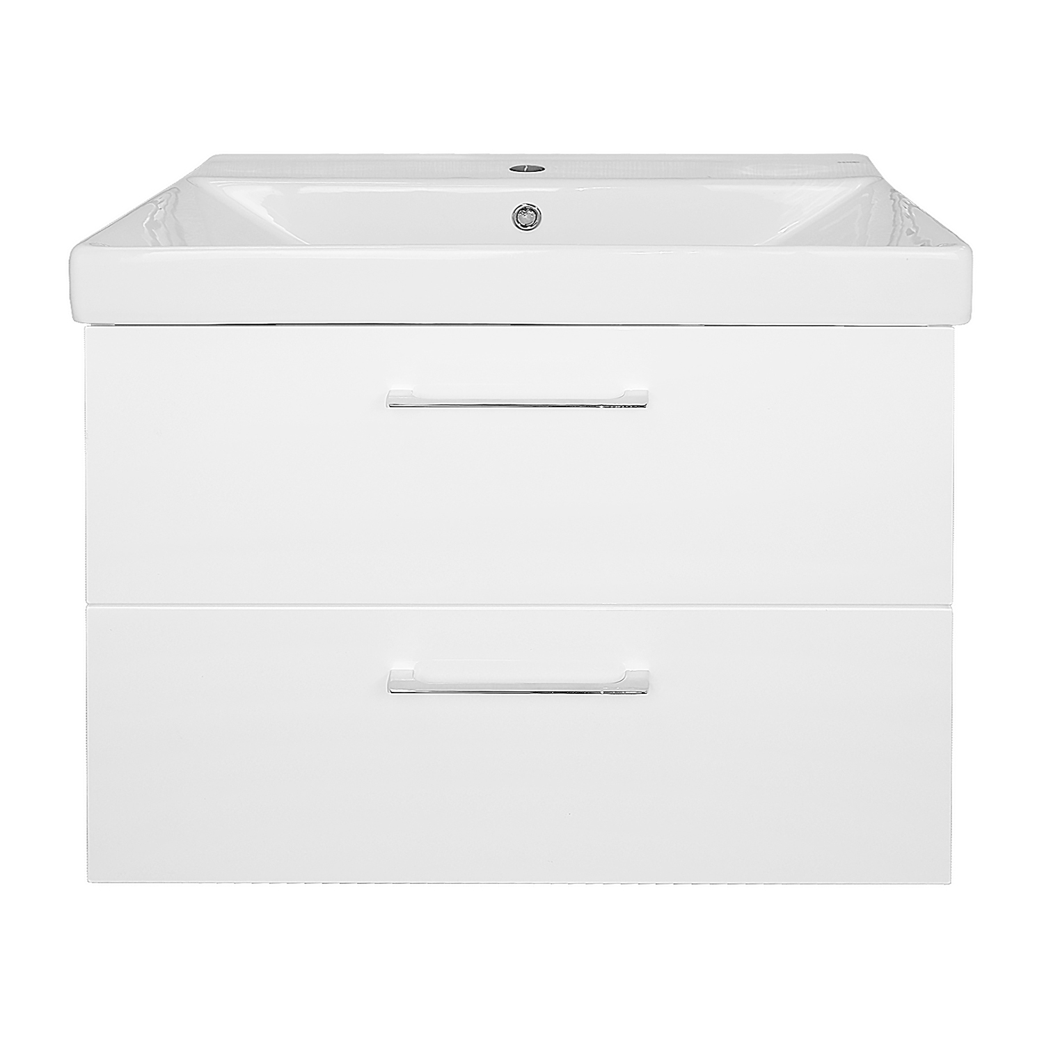 Комплект Azario Тумба Ника 70 700х475х560 подвесная, с раковиной Tempo 70, белый глянцевый (CS00092801)