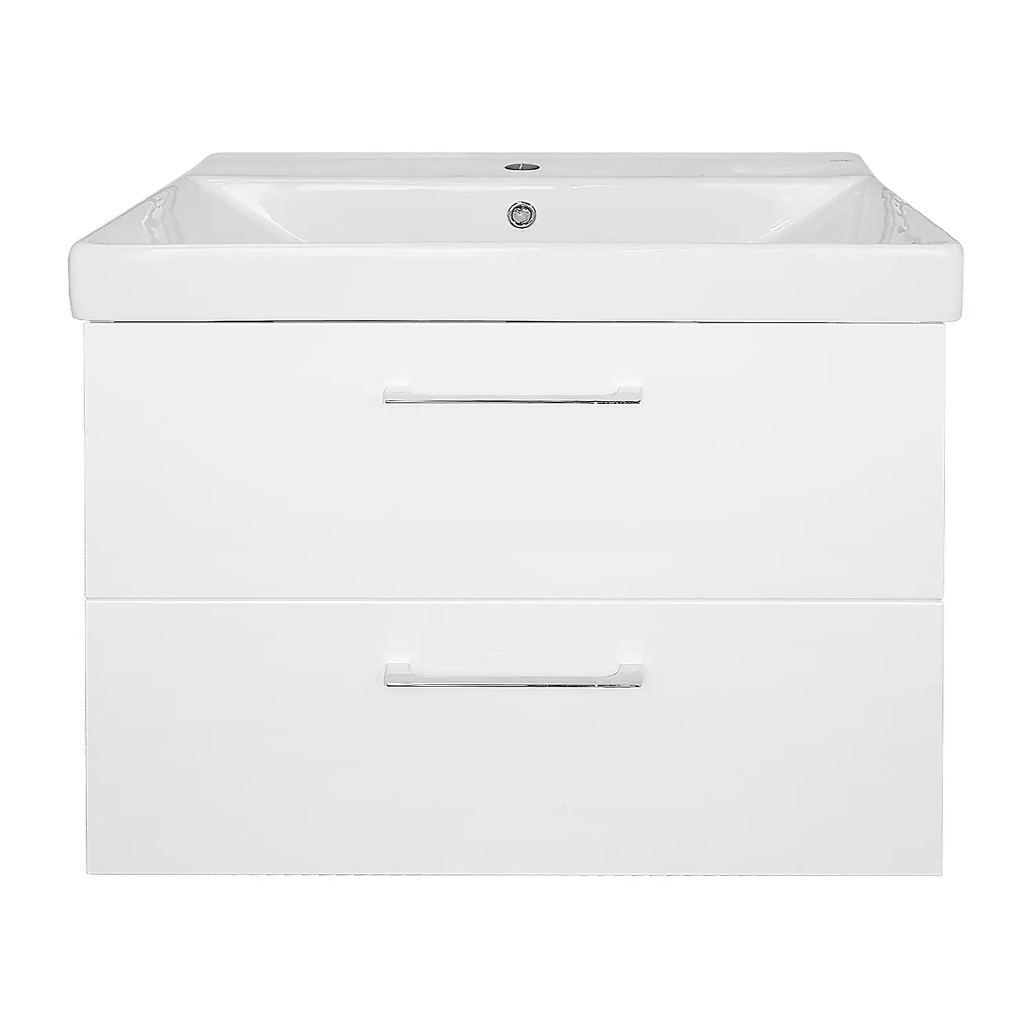 Комплект Azario Тумба Ника 70 700х475х560 подвесная, с раковиной Tempo 70, белый глянцевый (CS00092801)