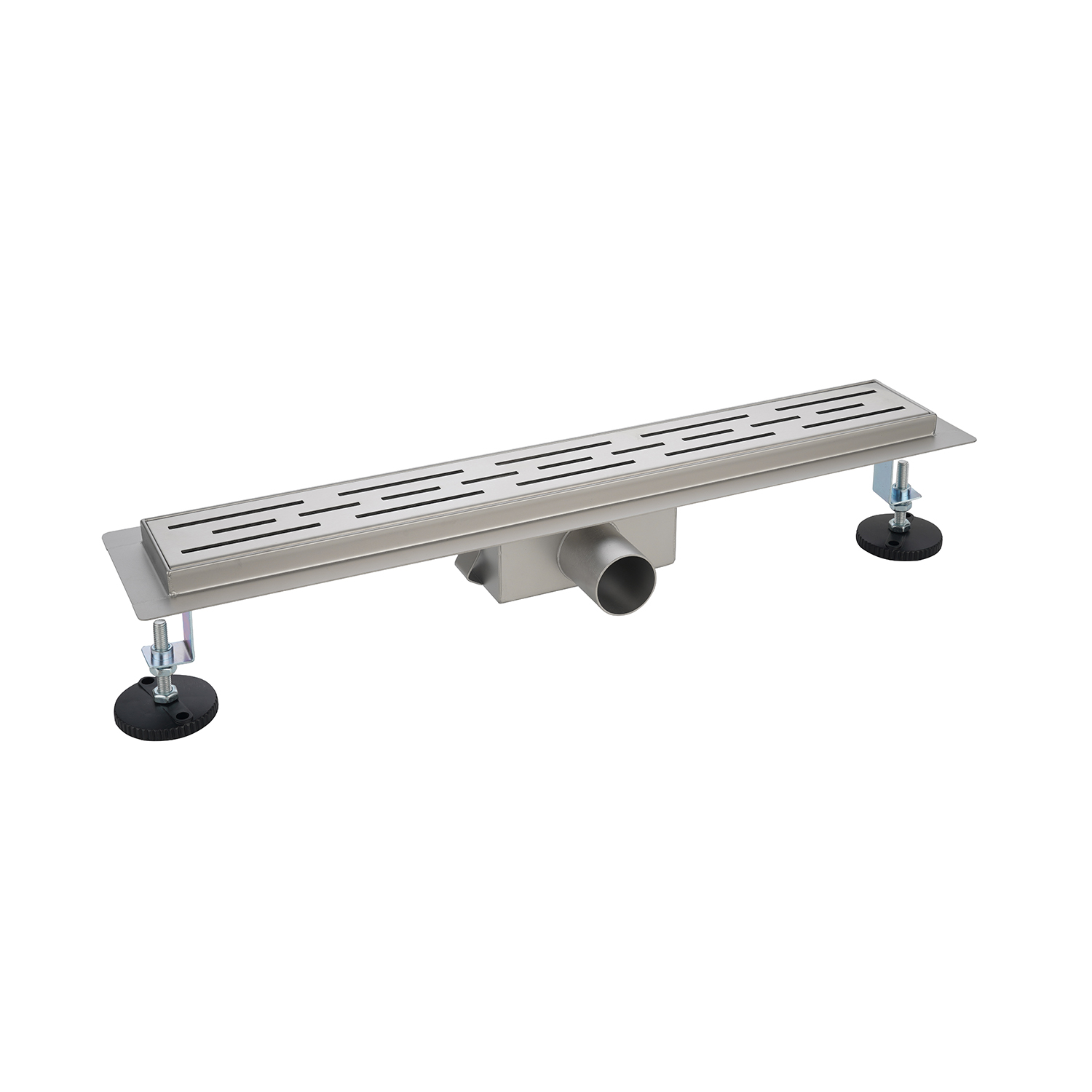 Душевой лоток AZARIO 400 мм, D40(50), металлическая перфорированная решетка, металлический желоб, комбинированный затвор (AZT2FT01400)