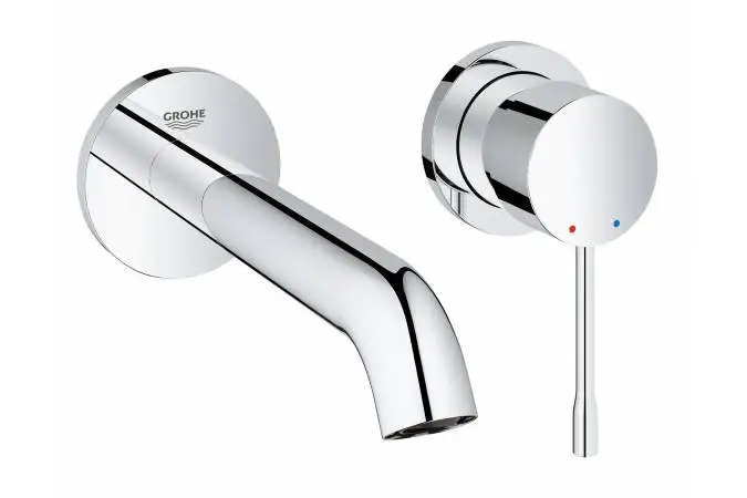 Смеситель для раковины GROHE Essence+ на 2 отверстия, внешняя часть, хром (19408001)