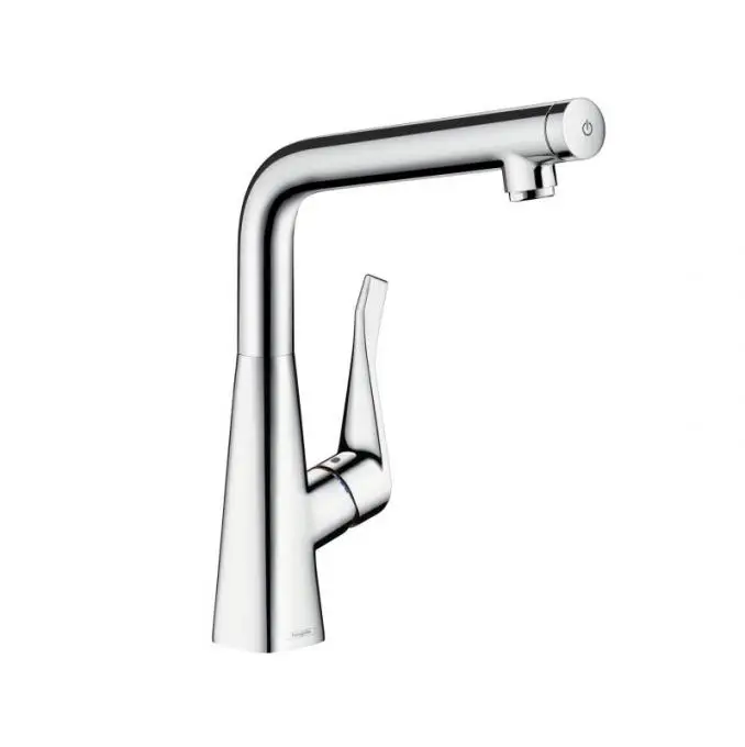 Смеситель для кухни Hansgrohe Metris Select, однорычажный, сталь (14883800)