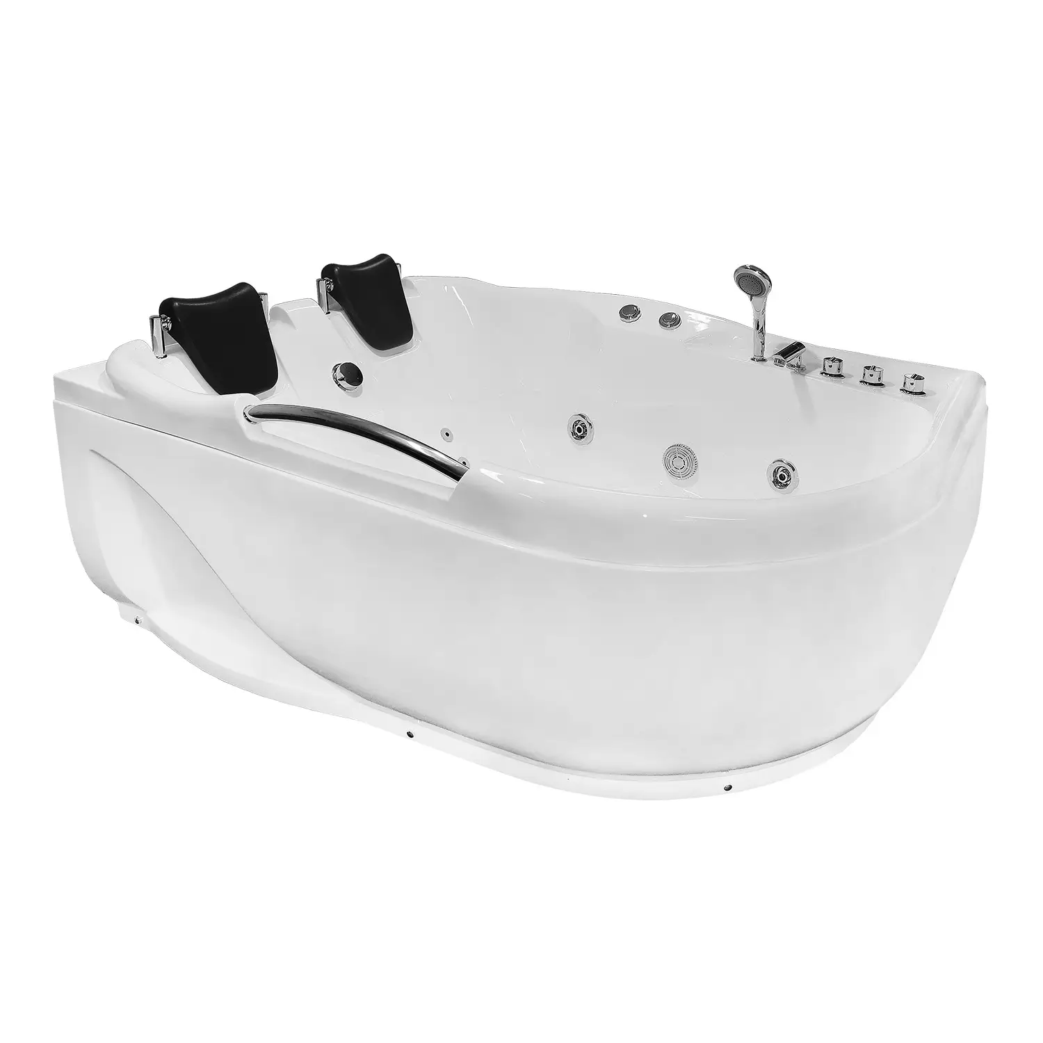 Ванна акриловая Loranto 1200х1700х650 с гидромассажем, левосторонняя, для двух персон (CS-806NL)