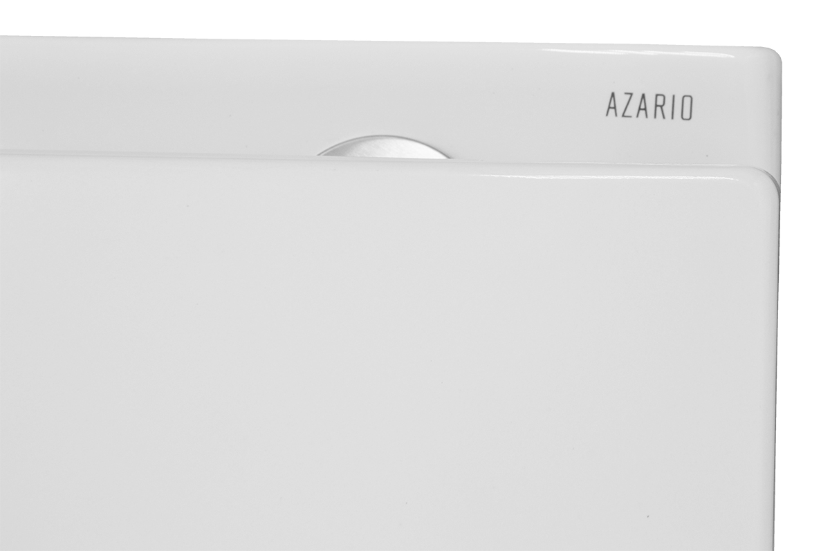 Унитаз подвесной Azario Grado 490х370х360 безободковый с быстросъемным ...