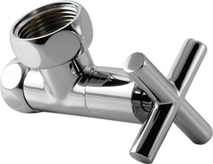 Вентиль запорный Маргроид угловой 3/4''х1'' г/г (Крестовой) для п/с (пара)