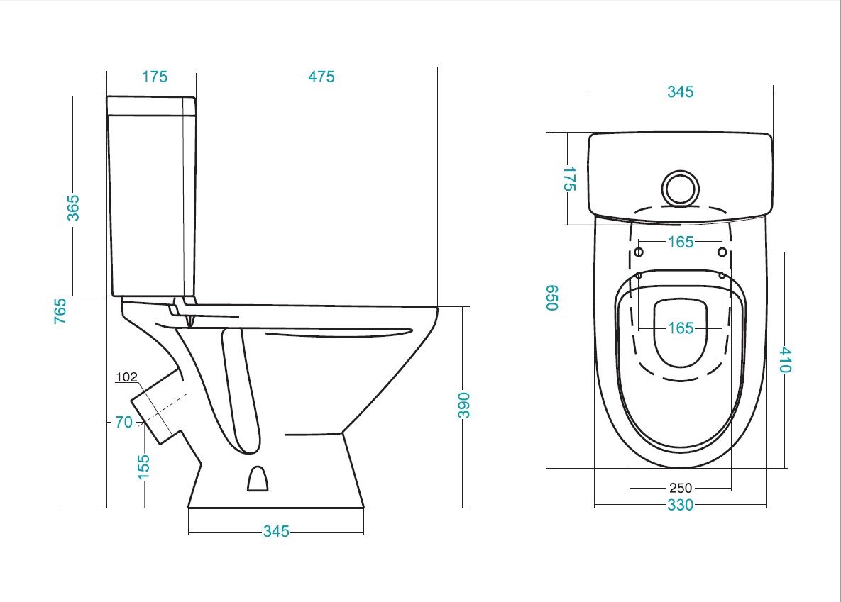 Унитаз-компакт Santek \"Лига\" с сидением стандарт (Россия) купить в ...