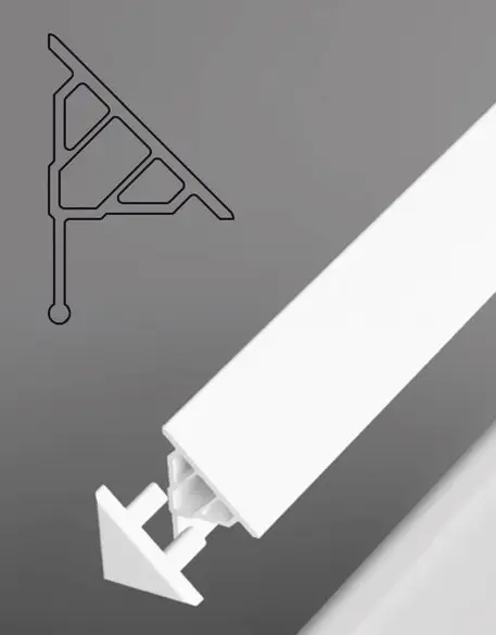 Заглушка декоративной планки Ravak 10  Белая (XB430001001)