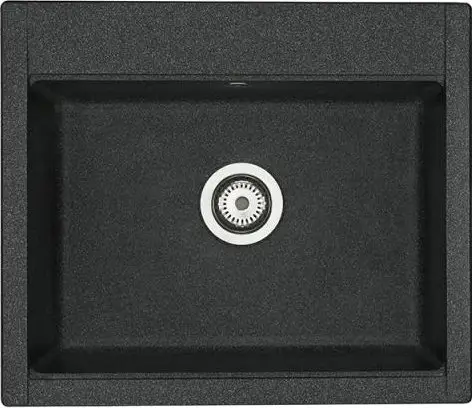 Кухонная мойка AQUATON Делия 60, графит (1A715232LD210)