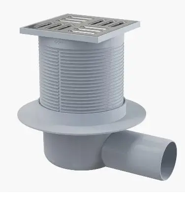 Душевой трап Alcadrain с решеткой, хром (APV31)