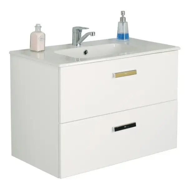 Тумба под раковину Roca VICTORIA NORD 80 подвесная, белый (Z.RU90.0.003.2)