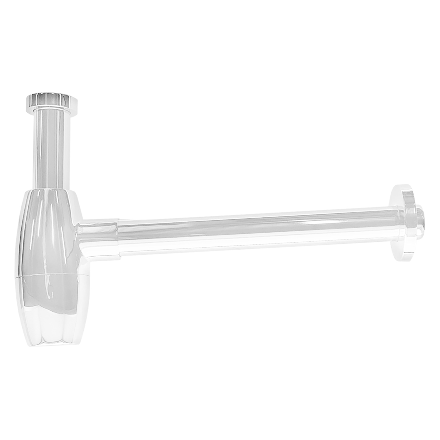 Сифон для раковины AZARIO G 1 1/4, без выпуска, бочонок, латунь, белый (AZ-115-WHI)