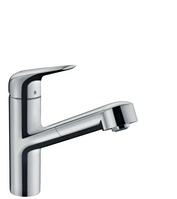 Смеситель для кухни Hansgrohe Focus M42 вытяжной излив, керамический картридж, хром (71814000)