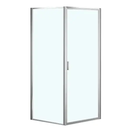 Душевое ограждение Azario RICHMOND 900х900х1950 БЕЗ ПОДДОНА прозрачное стекло 6 мм, профиль хром (AZ-NAG1221 900)