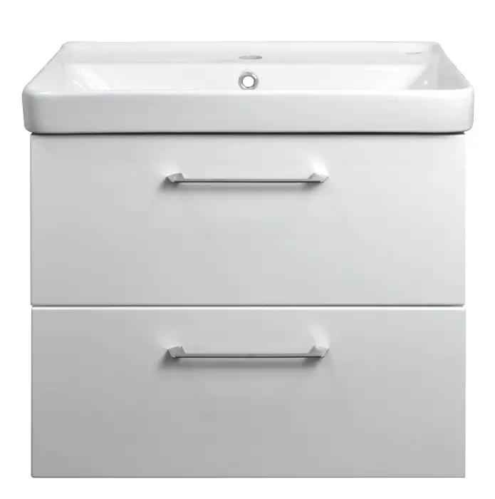 Комплект Azario Тумба подвесная Ника 60 600х475х560  с раковиной Monte tx 60, белый глянцевый (CS00080143)