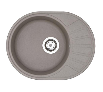 Кухонная мойка AQUATON Чезана, цвет серый шелк (1A711232CS250)