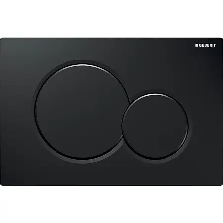 Кнопка смыва Geberit Sigma0, двойной смыв, черный