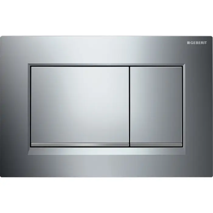 Кнопка смыва Sigma 30  для двойного смыва, глянцевый хром/матовый хром (115.883.KH.1)