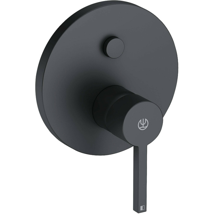 Смеситель для душа Kludi Nova Fonte Puristic внешняя часть, черный матовый (206593915)