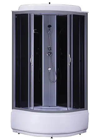 Душевая кабина Loranto CS-6610 G, 100х100х215, поддон 40 см