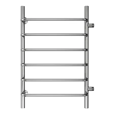 Полотенцесушитель водяной AZARIO MODENA 500/800 6 секций, боковое подключение, 1", хром (AZ08558)