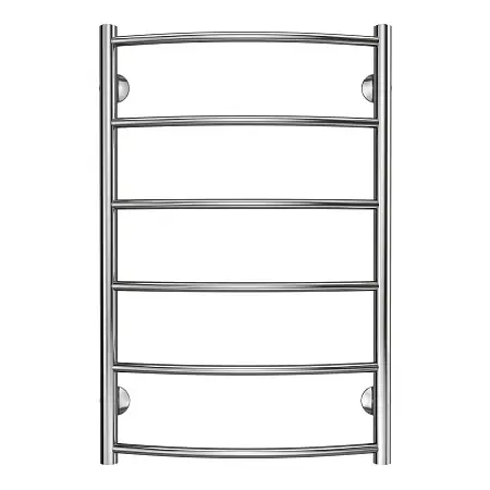 Полотенцесушитель водяной AZARIO VERONA 500/800 6 секций, нижнее/диагональное подключение, 1/2", хром (AZ04158)