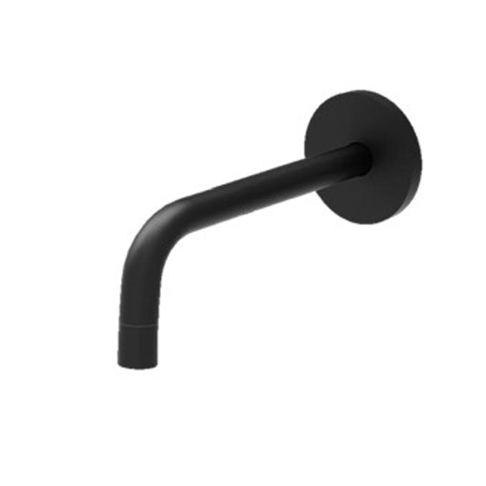 Излив из стены Paffoni LIGHT d.24, длина 245 мм., черный хром (ZBOC141CR)