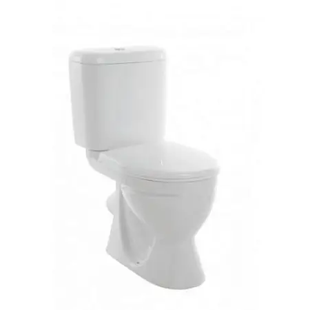 Унитаз-компакт Sanita Стандарт Эконом с сиденьем стандарт (WC.CC/Standart/1-P/WHT.G/S1)