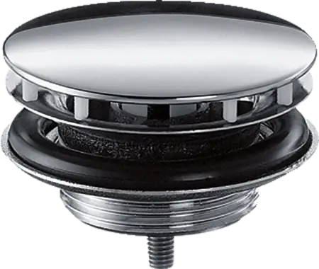 Донный клапан для раковины Hansgrohe с фиксированной крышкой, хром (50001000)