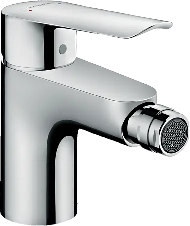 Смеситель для биде Hansgrohe Logis E, однорычажный, со сливным гарнитуром, хром (71232000)