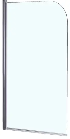 Шторка для ванны Loranto 65х120 прозрачное стекло 6 мм (CS-F01)