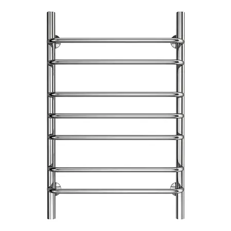 Полотенцесушитель водяной AZARIO FERRARA 500/800 7 секций, нижнее/диагональное подключение, 1/2", хром (AZ09158)