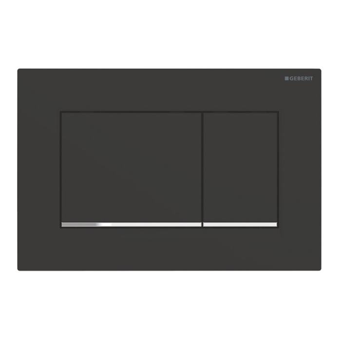 Кнопка смыва Geberit Sigma 30 NEW, черный матовый