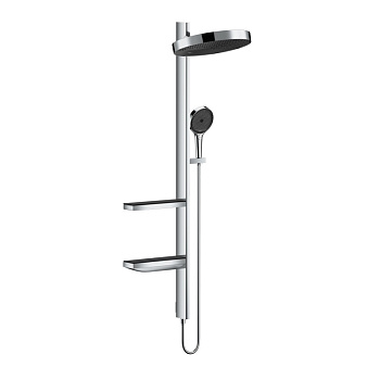 Душевая колонна Hansgrohe Rainfinity Showerpipe 360 1jet, скрытый монтаж, хром (26842000)