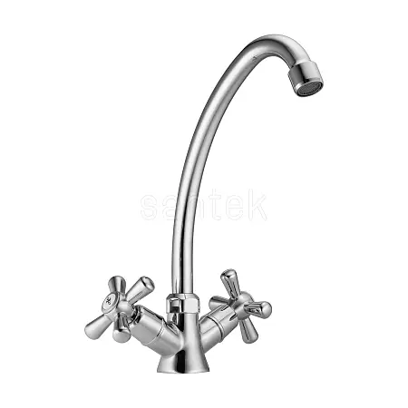 Смеситель для кухни Santek Рокс керамическая кран-букса, хром (WH5A41014C001)