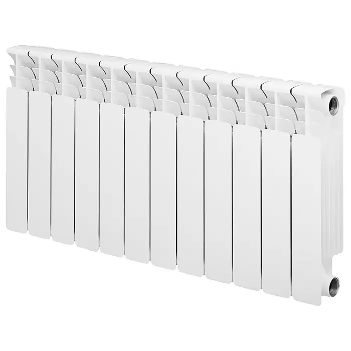 Радиатор биметаллический AZARIO BM350/100 12 секций, белый (BM350/100/12)