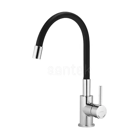 Смеситель для кухни Santek Тесио гибкий излив, керамический картридж, хром (WH5A44012C001)