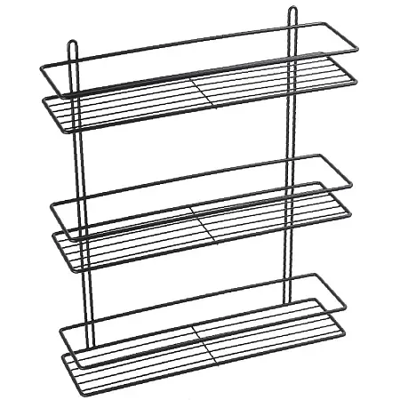 Полка корзина Fixsen трехэтажная, черный (FX-730B-3)