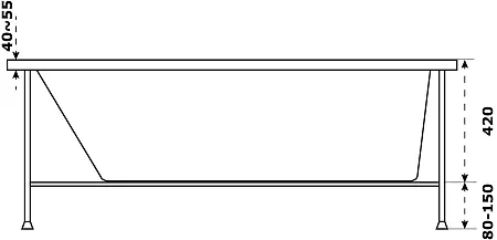 Бали 170 x 70 ( side )