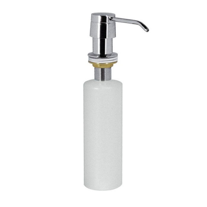 Дозатор для жидких моющих средств AZARIO врезной, 250ml, латунь, емкость - пластик, хром (AZ-114-Pl) Дозатор для жидких моющих средств AZARIO врезной, 250ml, латунь, емкость - пластик, хром (AZ-114-Pl)