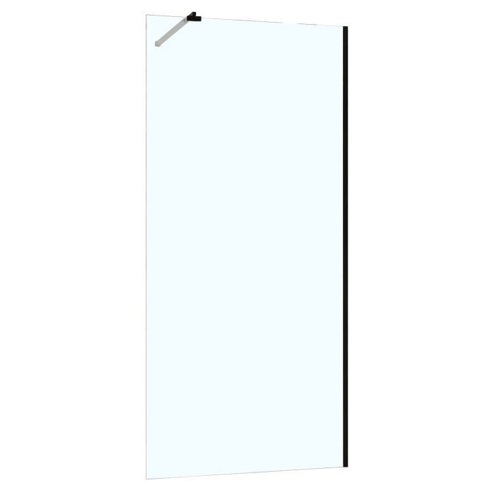 Душевая перегородка Azario Walk-in 900х1950 прозрачное стекло 8 мм, профиль черный матовый (AZ-251-90-MB-CL)