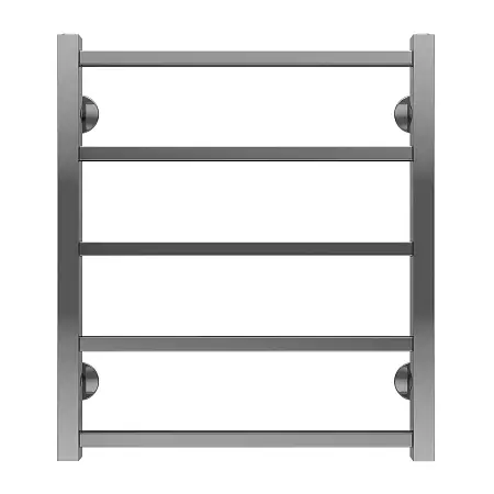 Полотенцесушитель водяной AZARIO ANCONA 500/600 квадрат, 5 секций, нижнее/диагональное подключение, 1/2", хром (AZ75556)