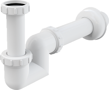 Сифон для раковины и биде Alcadrain пластик 40 мм (A45F-40)