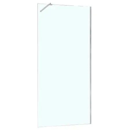 Душевая перегородка Azario Walk-in 900х1950 прозрачное стекло 8 мм, профиль хром (AZ-251-90-CH-CL)