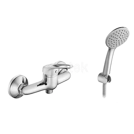 Смеситель для душа Santek Баус с ручным душем, керамический картридж, хром (WH5A20010C001)