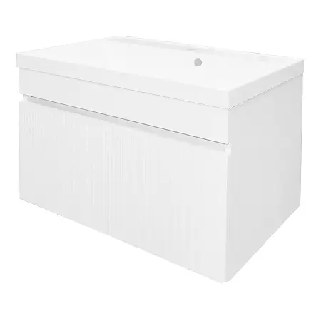 Комплект Тумба Loranto Serenada 70 700х450х550 подвесная, с раковиной Астория 70, белый (CS00096748)